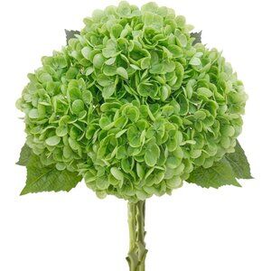 4-Pcs Green Realistic Artificial Flowers Latex Faux Real Large Stems Home Decor